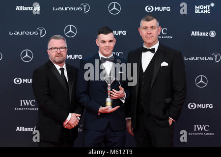 Monte Carlo, Monaco. Feb 27, 2018. GES/ Allgemein/ Laureus World Sports Awards 2018 : Preisverleihung, 27.02.2018 Allgemein : Laureus World Sport Awards 2018 : Cérémonie de remise des prix, Monaco, Février 27, 2018 dans le monde d'utilisation |Crédit : afp/Alamy Live News Banque D'Images