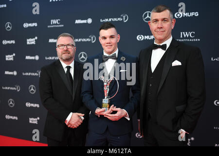 Monte Carlo, Monaco. Feb 27, 2018. GES/ Allgemein/ Laureus World Sports Awards 2018 : Preisverleihung, 27.02.2018 Allgemein : Laureus World Sport Awards 2018 : Cérémonie de remise des prix, Monaco, Février 27, 2018 dans le monde d'utilisation |Crédit : afp/Alamy Live News Banque D'Images