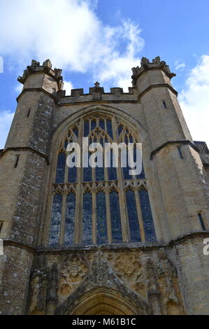 Bartholemews, église St Montséret, Somerset sur une journée de la fin de l'hiver Banque D'Images