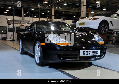 1997 Porsche 996 911 forme du moteur arrière voiture de sport allemande Banque D'Images