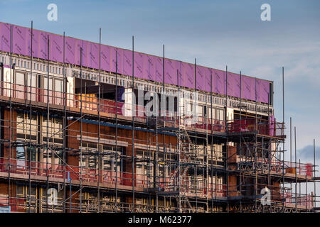 De nouveaux travaux de sa1 Swansea Swansea Marina développement West Glamorgan Wales Banque D'Images