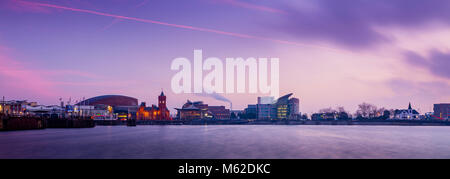Cardiff Bay Cardiff au Pays de Galles Banque D'Images
