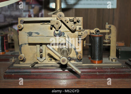 Schéma du télégraphe électrique de morse Schéma du télégraphe électrique de morse