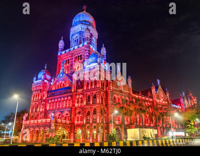 Corporation municipale bâtiment. Construit en 1893, c'est un bâtiment du patrimoine à Mumbai, Inde Banque D'Images