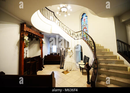 Le bel intérieur de l'hôtel Monterey Nagasaki, Japon. Banque D'Images