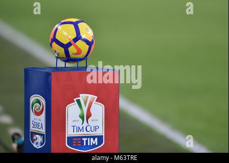 Turin, Italie. 28 février 2018. Pendant l'Atalanta vs Juventus Coppa Italia, demi-finale, au Stade Allianz le 28 février 2018 à Turin, Italie. Crédit : Antonio Polia/Alamy Live News Banque D'Images