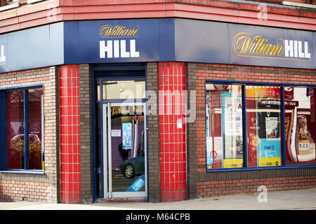 William Hill bookmaker office au Royaume-Uni Banque D'Images