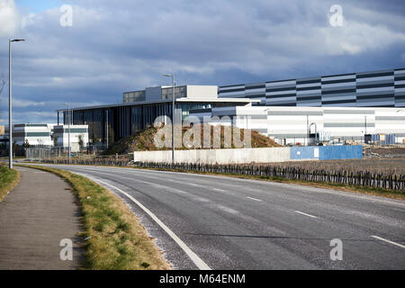 Port de Belfast studios studio de cinéma et de télévision sur le site du parc de géants de l'ancienne décharge sur un terrain au nord de l'Irlande du Nord Belfast l'Estran Banque D'Images