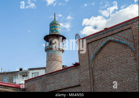 La Mosquée Bleue Masjed-e Kabud, est une mosquée à Erevan, Arménie. Au cours de l'ère soviétique, en raison de la politique laïque, la Mosquée arrêté ses services Banque D'Images