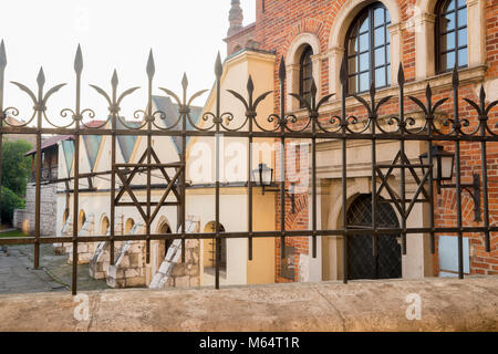 Ancienne synagogue museum de Kazimierz - le quartier juif de Cracovie, Pologne Banque D'Images