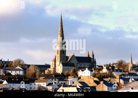 La Cathédrale Saint Eunan ou la Cathédrale Saint Eunan et saint Colomba à Letterkenny, comté de Donegal, Irlande Banque D'Images