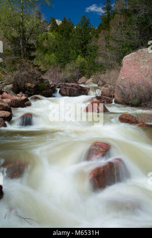 South Boulder Creek, Eldorado Canyon State Park, Colorado Banque D'Images