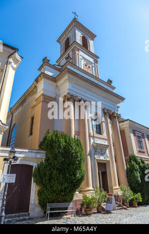 L'ancienne église pieuse dans une petite ville de Veszprem, dans l'ouest de la Hongrie Banque D'Images