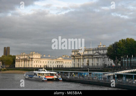 Old Royal Naval College à Londres, Angleterre, Octobre 3rd, 2017 Banque D'Images