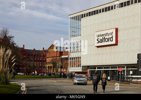 Maxwell house sur le campus de l'Université de Salford Banque D'Images