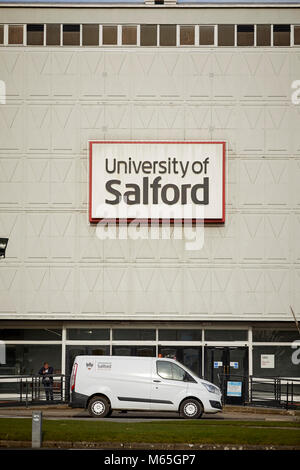 Maxwell house sur le campus de l'Université de Salford Banque D'Images