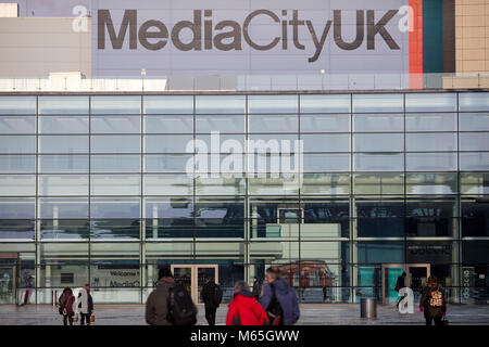 SALFORD QUAYS, MediacityUk BBC et Dock10 studios Banque D'Images