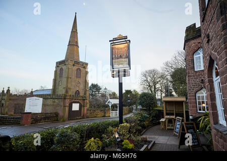 Newley rénovation Marston's Inns Childwall Abbey Hotel et Pub à Liverpool. Banque D'Images