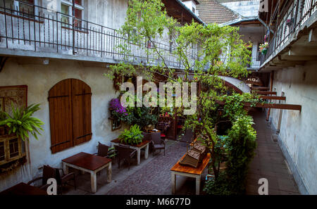 Le quartier juif de Kazimierz à Cracovie, Pologne Banque D'Images