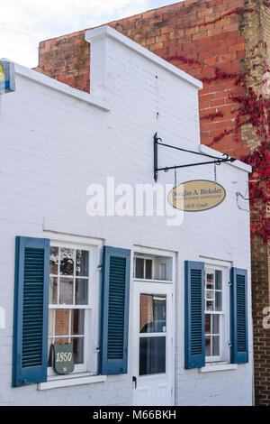 Lewisburg Virginie occidentale, Appalachian Appalachia Allegheny Mountains, court Street, visite à pied, Governor Sam Price Law Office, construit en 1870, Voyage de visiteurs Banque D'Images