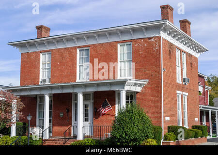 Lewisburg Virginie occidentale, Appalachian Appalachia Allegheny Mountains, Jefferson Street, balade, maison Reynolds Patton maisons résidence, bui Banque D'Images