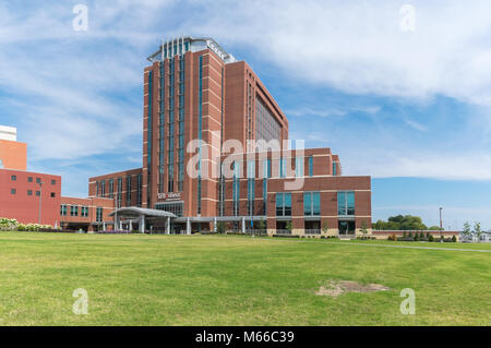 Capture d'architecture de Le Bonheur de l'Hôpital pour enfants de Memphis, Tennessee. Banque D'Images