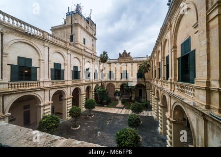 L'Armory, le palais des Grands Maîtres, La Valette, Malte, Europe Banque D'Images