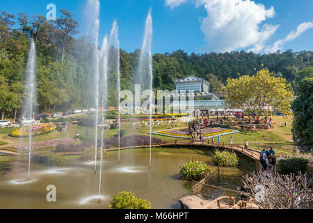 Chiang Mai, Thaïlande - 29 décembre 2016 : le jardin botanique de la Reine Sirikit près de Chiang Mai, Thaïlande Banque D'Images