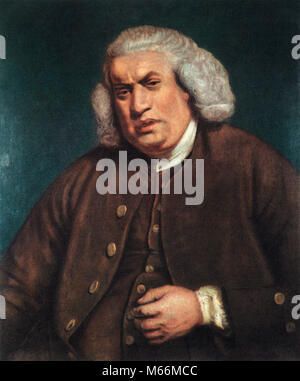 Années 1700 1772 PORTRAIT PAR SAMUEL JOHNSON DR REYNOLDS. JOHNSON PUBLIÉ EN 1755 UN DICTIONNAIRE DE LANGUE ANGLAISE - Demi-teinte couleur kh13272 CPC001 ESSAYISTE HARS LEXICOGRAPHE INTELLECTUEL JOSHUA REYNOLDS À L'APPAREIL PHOTO À L'ANCIENNE POÈTE MORALISTE PERSONNES REYNOLDS PUBLIÉ SAMUEL SAMUEL JOHNSON SCHOLAR Banque D'Images