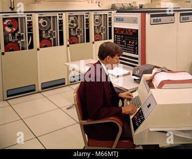 1960 PROGRAMMEUR HOMME SAISIE DES DONNÉES SUR LE CLAVIER DE LA CONSOLE SYSTÈME DANS LA SALLE INFORMATIQUE AVEC LES MACHINES DE STOCKAGE SUR BANDE MAINFRAME - ko417 HAR001 HARS, UNE PERSONNE SEULEMENT COMMUNIQUER LES ORDINATEURS DE MI-longueur à l'intérieur d'ADULTE TECHNICIEN NOSTALGIE LIEU DE TRAVAIL DE 20 à 25 ans 25 à 30 ans OBJECTIFS DONNÉES COMPÉTENCES SUCCÈS costume et cravate de l'OCCUPATION DE LA CONSOLE STRATÉGIE MAINFRAME CONNAISSANCES COMPÉTENCES ENTRANT MACHINES ORIENTATION FORTE INNOVATION FIERTÉ LIEUX DE TRAVAIL OCCASION SOUTENIR LA CROISSANCE ACCORDE UNE HAUTE TECHNOLOGIE APPAREIL ÉLECTRIQUE CRÉATIVITÉ COMMUNIQUER MANLY HIGH-TECH SOLUTIONS TECHNICIENS MI-hommes mi-homme adulte adultes programmeur de précision Banque D'Images