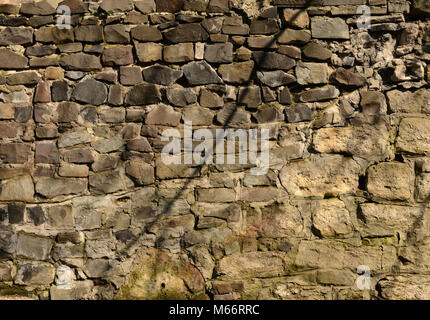 Mur de brique ancienne, l'arrière-plan , texture Banque D'Images