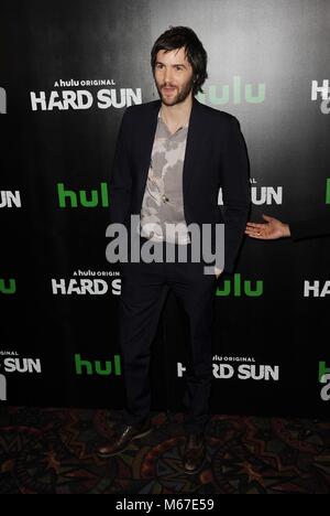 Jim Sturgess aux arrivées des séries Sun Premiere, stade 14 Regal Union Square, New York, NY 28 février 2018. Photo par : Kristin Callahan/Everett Collection Banque D'Images