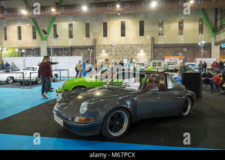 1979 Porsche 911 SC Targa. Retro 2018 Málaga. L'Espagne. Banque D'Images