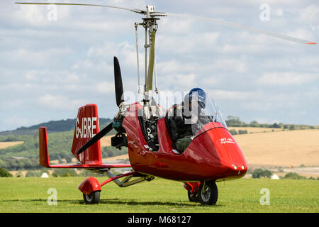 Un RotorSport UK MT-03 à Old Sarum Airfield, Wiltshire, Royaume-Uni Banque D'Images