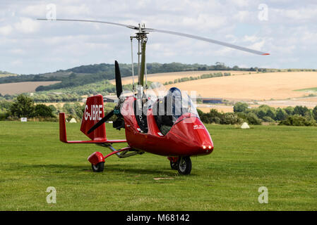 Un RotorSport UK MT-03 à Old Sarum Airfield, Wiltshire, Royaume-Uni Banque D'Images