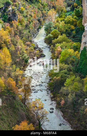 L'automne dans la vallée d'Orta Banque D'Images