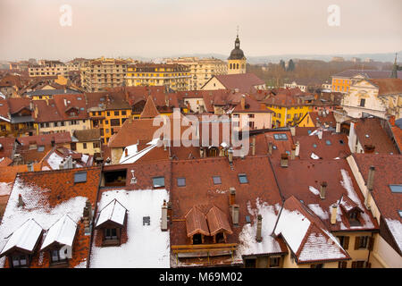 Vue générale. Annecy, France, Haute-Savoie, Rhône-Alpes, Europe Banque D'Images