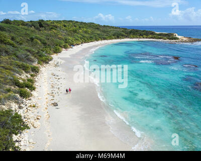 Half Moon Bay Beach, Antigua Banque D'Images