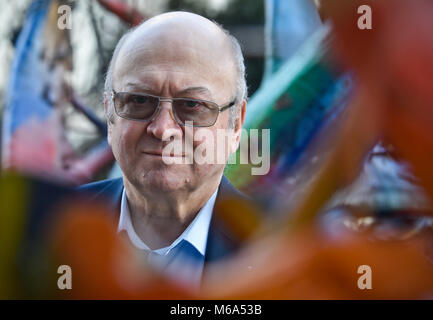 Prague, République tchèque. 06Th Mar, 2018. L'ancien cosmonaute Vladimir Remek pose au cours de l'entrevue pour l'agence de presse tchèque à Prague, en République tchèque, le 1 mars 2018. Photo : CTK Vit Simanek/Photo/Alamy Live News Banque D'Images