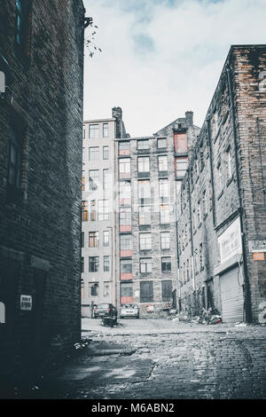 Anciens entrepôts de Thornton Road à Bradford, West Yorkshire, Angleterre Banque D'Images