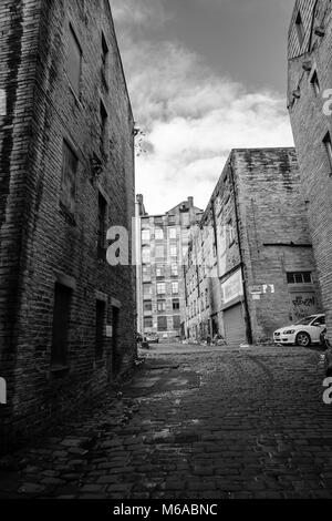 Anciens entrepôts de Thornton Road à Bradford, West Yorkshire, Angleterre Banque D'Images