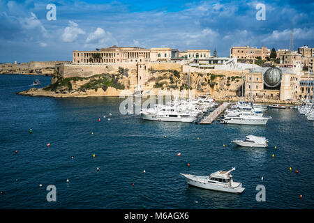 Triq Marina, Il-Kalkara, Malte Banque D'Images