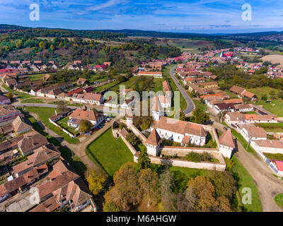 Cincsor Village Saxon en Transylvanie Banque D'Images