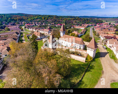 Cincsor Village Saxon en Transylvanie Banque D'Images