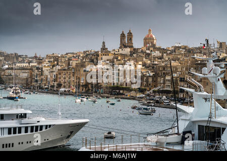 Harbour, Mdina, Malte, l'Europe. Banque D'Images