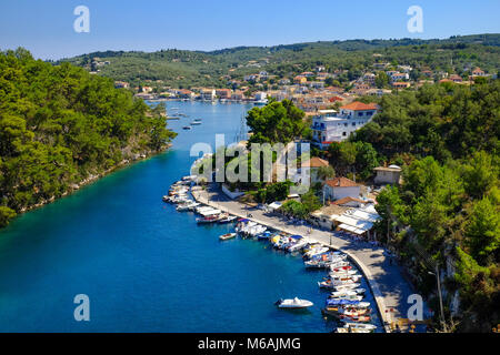 La magnifique île de Paxos, Grèce Banque D'Images