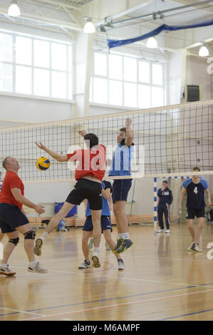 Kovrov, la Russie. 27 novembre, 2016. Dans Molodozhnyy les compétitions de volleyball sports complex Banque D'Images