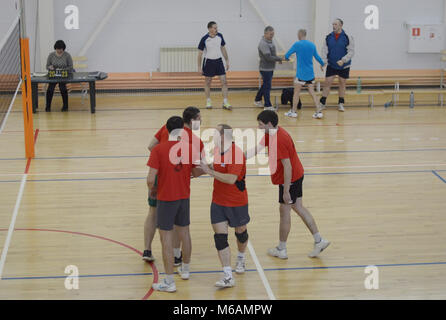 Kovrov, la Russie. 27 novembre, 2016. Dans Molodozhnyy les compétitions de volleyball sports complex Banque D'Images