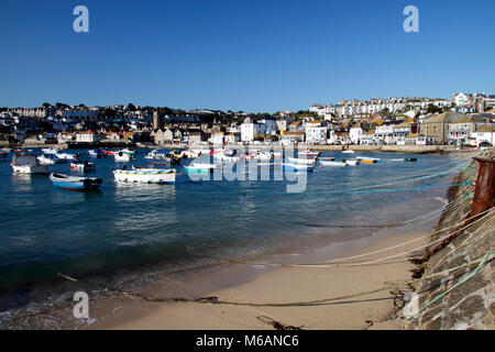 St Ives, Cornwall, Port Banque D'Images