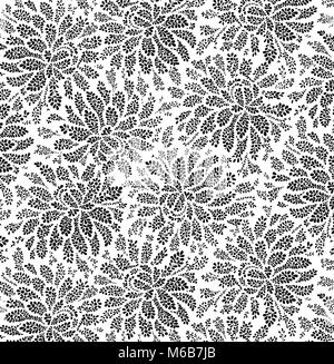 Motif paisley floraux Banque D'Images